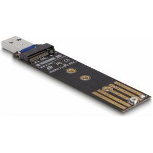 Delock 64197 combo-converter voor M.2 NVMe PCIe of SATA SSD met USB 3.2 Gen 2