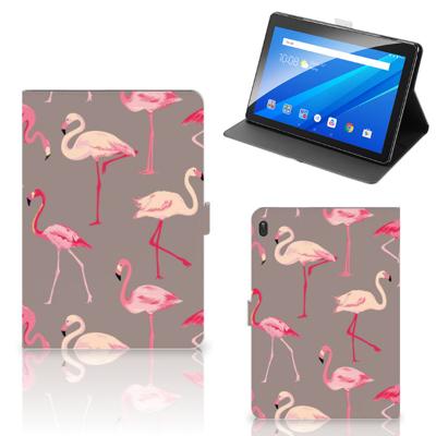 Lenovo Tab E10 Flip Case Flamingo