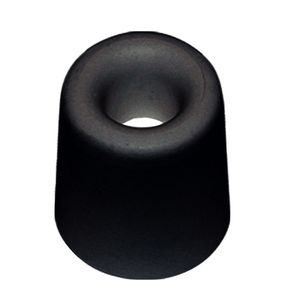 Deurbuffer - deurstopper - zwart - rubber - 35 x 30 mm - schroefbevestiging