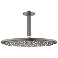 Grohe Regendouche Rainshower Cosmopolitan Metal Met Plafondbuis Hard Graphite Geborsteld - thumbnail