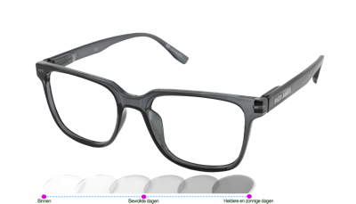 Leesbril Vista Bonita Cubo Photochromic-Midnight Blue-+2.00