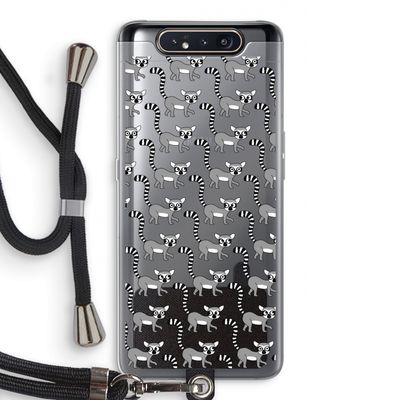 Makis: Samsung Galaxy A80 Transparant Hoesje met koord