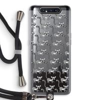 Makis: Samsung Galaxy A80 Transparant Hoesje met koord