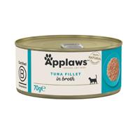 APPLAWS Tuna fillet in broth - nat kattenvoer - 70g