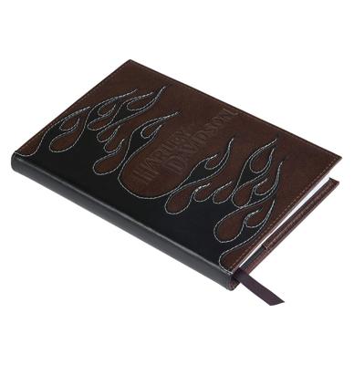 Harley-Davidson Flames Leren Notitieboek