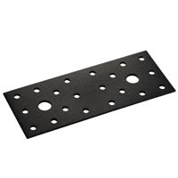 Waelbers Koppelplaat 300x60x2,5mm zwart TXT - 25 Stuk(s) - 4858.35