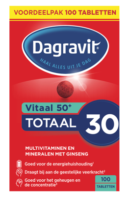 Dagravit Vitaal 50+ Totaal 30 Tabletten