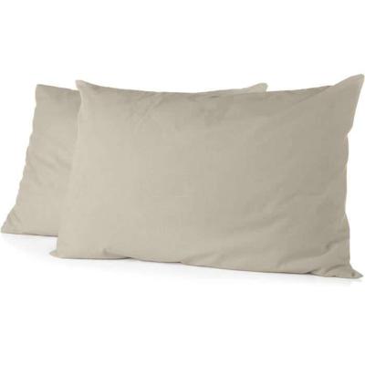 Set van 2 kussenslopen - HOME LINGE PASSION - HP72085 - 82 g microvezel - 50 x 70 cm - Ivoorbeige