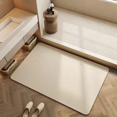 StoneDry Diatomee Badmat - Superabsorberend, Antislip & Sneldrogend - Voor Badkamer, Toilet, Keuken of Hal