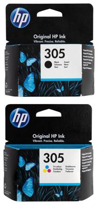 HEMA Cartridge HP 305 Zwart/kleur - 2 Stuks