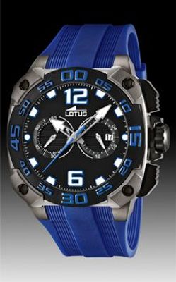 Horlogeband Lotus 15791.5 Rubber Blauw