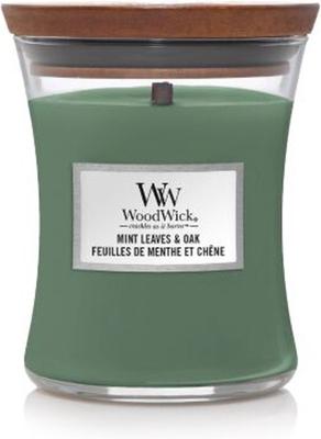 Mint Leaves & Oak Large Candle - Woodwick