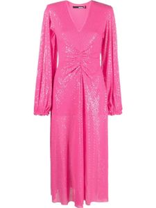 ROTATE BIRGER CHRISTENSEN robe à ornements en sequins - Rose