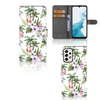 Samsung Galaxy A23 | Telefoonhoesje | Met pasjeshouder | Flamingo Palms
