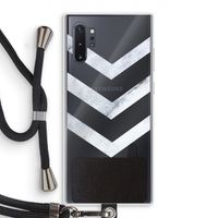 Marmeren pijlen: Samsung Galaxy Note 10 Plus Transparant Hoesje met koord