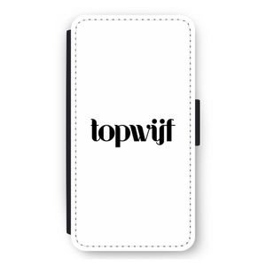 Topwijf Wit: iPhone 12 mini Flip Hoesje