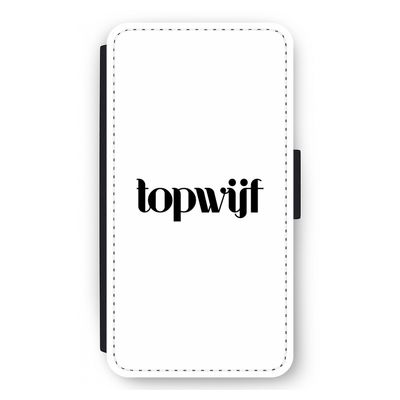 Topwijf Wit: iPhone 12 mini Flip Hoesje