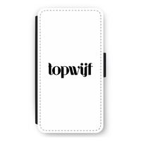 Topwijf Wit: iPhone 12 mini Flip Hoesje