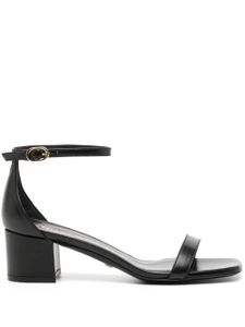 Stuart Weitzman sandales Simplecurve 50 mm en cuir - Noir