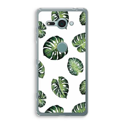 Tropische bladeren: Sony Xperia XZ2 Compact Transparant Hoesje