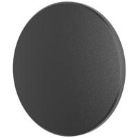 LED Wandlamp - Brinton Plinto - 8W 760lm - Aanpasbare Lichtkleur CCT - Rondom Verlicht - Voor Buiten en Binnen - Waterdicht IP65 - Rond - Zwart