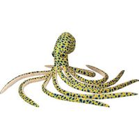 Gele octopus/inktvis vissen knuffels 100 cm knuffeldieren - thumbnail