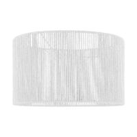 Papieren Woven Lampenkap - Cilindrisch - White - Moderne stijl - ø40 x 22 cm - E27 fitting - Voor Staand Lamp - Ontworpen voor woonkamer en eetkamer