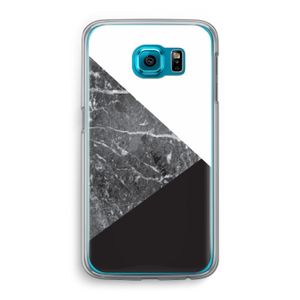 Combinatie marmer: Samsung Galaxy S6 Transparant Hoesje
