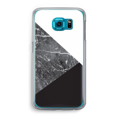 Combinatie marmer: Samsung Galaxy S6 Transparant Hoesje