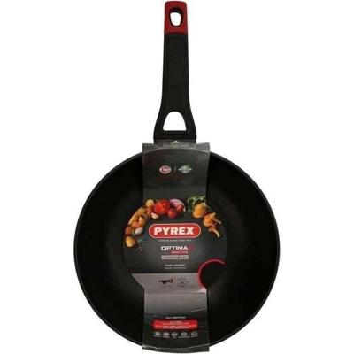 Wok - PYREX - 1455021 - Gesmeed aluminium - Antiaanbaklaag - 28 cm - PFAS-vrij