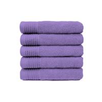 The One Badhanddoek 450 gram 70x140 cm Paars (5 stuks)