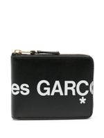 Comme Des Garçons Wallet logo-print leather wallet - Noir - thumbnail