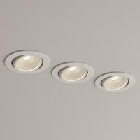 Set van 3 Inbouw Ledspot Oslo, 6 Watt, IP44