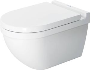 Duravit Starck 3 hangtoilet met verdekte bevestiging 36,5x54,5x35cm Wit