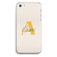 Amber Script: iPhone 5 / 5S / SE Transparant Hoesje