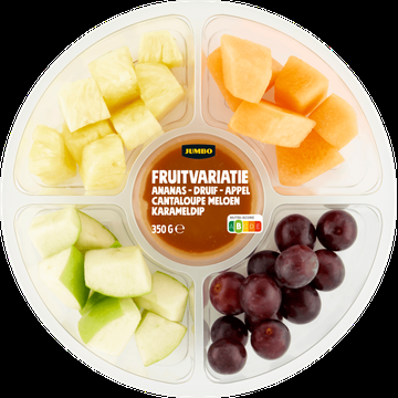 Jumbo Fruitvariatie met Karameldip 350 g