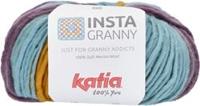 Katia Instagranny 102 Water blue-Light lilac-Ochre