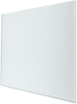 Whisper Design Ventilatierooster Vierkant (afvoer & Toevoer) Ø125mm - Vlak Glas - Mat Wit