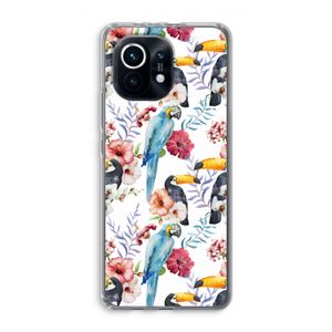 Bloemen tukan: Xiaomi Mi 11 Transparant Hoesje