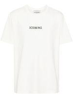 Iceberg t-shirt en coton stretch à logo imprimé - Tons neutres - thumbnail