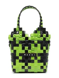 Marni Kids sac cabas Diamond Basket - Noir