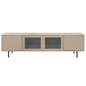 Giga Meubel - Tv-Meubel Taupe 200cm - Mangohout|Metaal|Glas