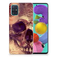 Silicone Back Case Samsung Galaxy A51 Skullhead