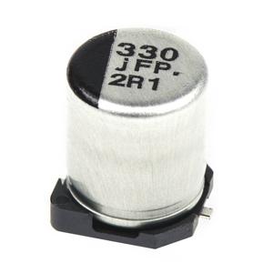 Panasonic Elektrolytische condensator SMD 330 µF 6.3 V 20 % (Ø) 6.3 mm 1 stuk(s)