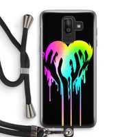 Hold My Heart: Samsung Galaxy J8 (2018) Transparant Hoesje met koord