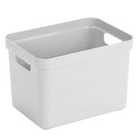 Sunware Opbergbox Sigma - kunststof - wit - 18 liter - Opbergbakken/opbergers