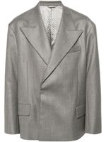 Acne Studios blazer croisé à revers pointus - Gris Acne Studios blazer croisé à revers pointus - Gris