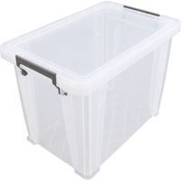 Allstore Opbergbox - 18,5 liter - Transparant - 40 x 26 x 29 cm - Opbergbox - thumbnail