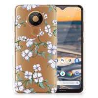 Nokia 5.3 Uniek TPU Case Blossom White - thumbnail