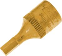 HAZET Dopsleutelbit | 1/4 inch (6,3 mm) vierkant hol | Binnen-zeskant-profiel | SW 4 mm - 8501-4- HAZET Dopsleutelbit | 1/4 inch (6,3 mm) vierkant hol | Binnen-zeskant-profiel | SW 4 mm - 8501-4-